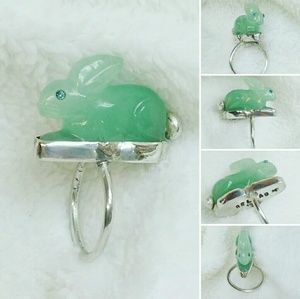 RELOAD Aquamarine Rabbit Ring